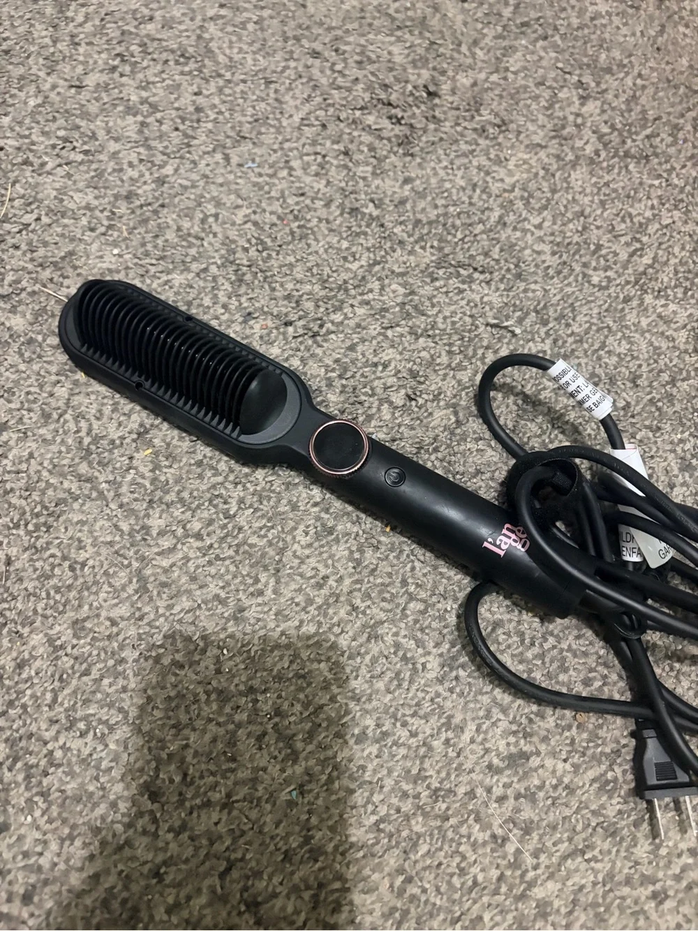 L'ANGE HAIR 2-in-1 Smooth-it Classic Electric Hot Comb and Hair Straightener